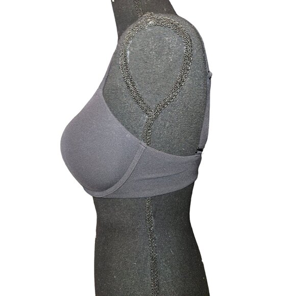 Skims Womens Black 32DD Padded Underwire Bra Adjustable Straps - Picture 6 of 11